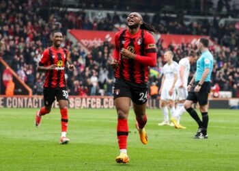 VIDEO: Ghanaian striker Antoine Semenyo scores debut Premier League goal in Bournemouth’s big win over Leeds United