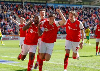 Ghana forward Tariqe Fosu scores first goal of the season as Rotherham whip West Brom