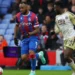 Jordan Ayew reacts after providing assist in Crystal Palace victory against Leicester City