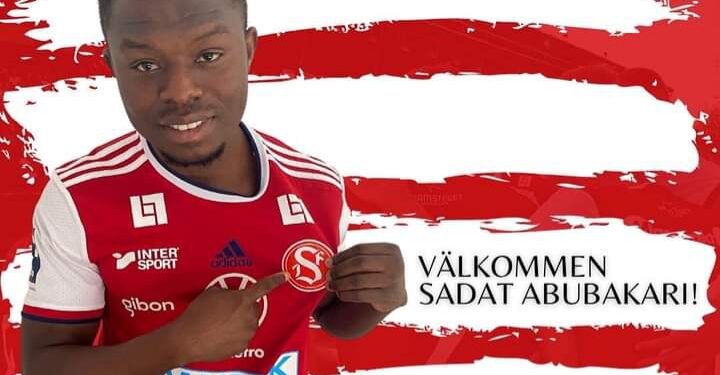 Ghana striker Sadat Abubakari nets brace in Sandvikens win