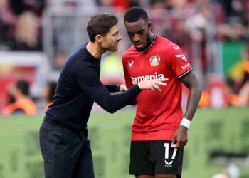 Fourteen Games, Zero Goals, One Assist: Ghanaian forward Hudson-Odoi this season at Bayer Leverkusen