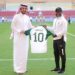 Former Ghana star Laryea Kingston gifted special jersey in Saudi Arabia