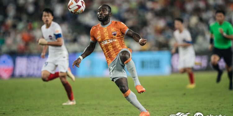 Ghanaian attacker Frank Acheampong happy to be nominated for Player-Of-The-Week award