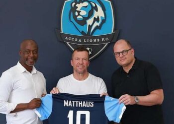 Ghana FA President Kurt Okraku lauds Accra Lions’ milestone with German legend Lothar Matthaus as owner