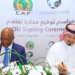 CAF President Patrice Motsepe and Saudi Arabian football Federation President Al Misehal sign a historic 5-year MoU to foster strong ties and football Development