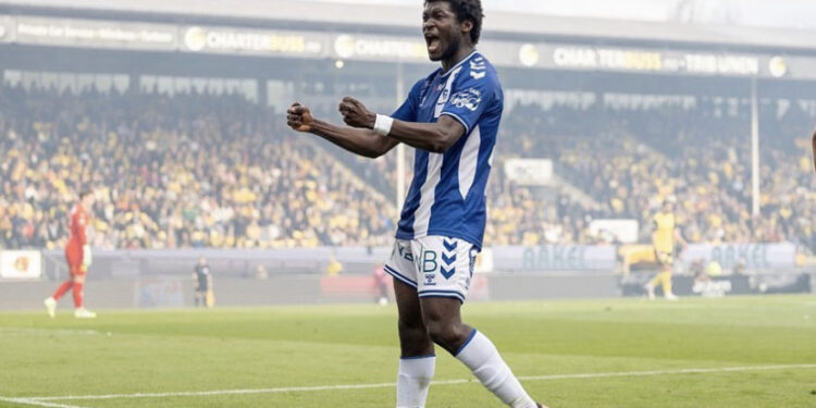 Ghanaian winger Christopher Bonsu Baah delighted to score debut for Sarpsborg in win over Aalesunds FK