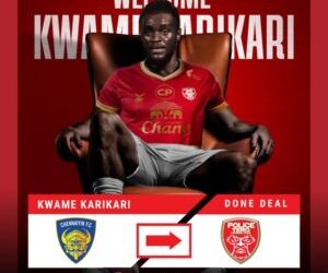 Ghanaian forward Kwame Karikari joins Thai League 1 club Police Tero FC