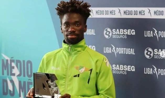 Ghanaian midfielder Lawrence Ofori named Player-Of-The-Month in Portugal’s Secunda Liga