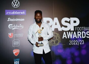 Kingsley Sarfo named best midfielder in Cyprus league for second consecutive season
