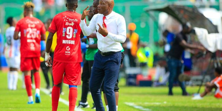 ‘I miss you coach’ – Asante Kotoko striker Georges Mfegue expresses admiration and gratitude to former coach Prosper Narteh Ogum