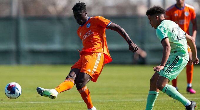 Former Hearts of Oak man Salim Adams scores maiden goal for FC Cincinnati 2