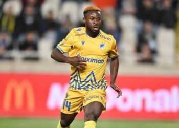 Ghanaian winger Kingsley Sarfo nets hat-trick in APOEL Nicosia’s win over Aris Limassol in Cyprus