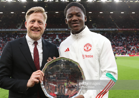 Ghanaian youngster Kobbie Mainoo wins Manchester United Young Player of the Year