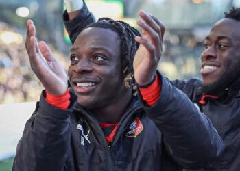 Jeremy Doku makes French Ligue 1 Team-Of-The-Week