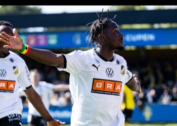 Ghanaian forward Ibrahim Sadiq nets brace as Hacken mesmerize Mjällby to win Swedes Cup