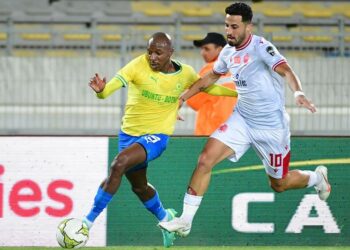 CAF CL: 9-man Mamelodi Sundowns hold Wydad in Morocco as VAR takes centre stage in semi-final first leg tie