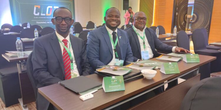 Ghana fully represented in Tanzania for Caf Club Licencing online workshop