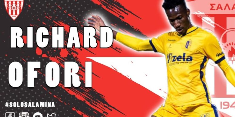 Ghanaian defender Richard Ofori extends Nea Salamis stay