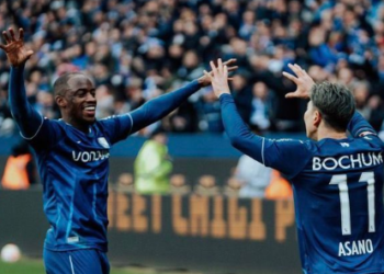 Christopher Antwi-Adjei scores 3rd league goal for Bochum in game against Augsburg