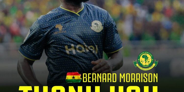 Yanga SC says ‘Thank You’ after parting ways with Ghanaian midfielder Bernard Morrison