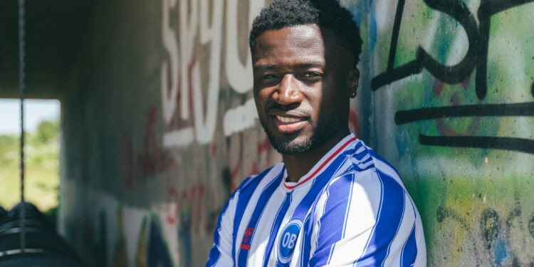 Video: Watch how Danish side Odense Boldklub unveiled new signing Leroy Owusu
