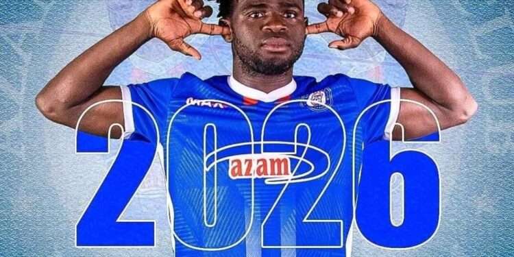 Ghanaian midfielder James Akaminko signs new deal with Azam FC