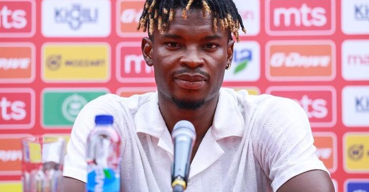 PHOTOS: Serbian powerhouse Red Star Belgrade unveil Ghana midfielder Edmund Addo