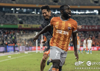 Shenzhen FC star Frank Acheampong delighted to make Chinese Super League Team of the Week
