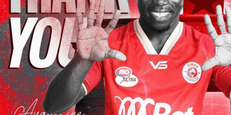 OFFICIAL: Augustine Okrah, Simba SC mutually part ways