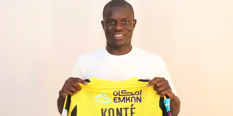 Ex-Chelsea star N’Golo Kanté joins Karim Benzema at Saudi Arabia champions Al Ittihad