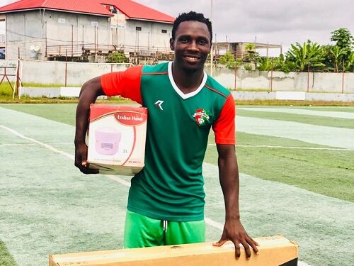 Emmanuel Owusu Boakye beat Evans Adomako, others to win Karela United’s fans player of the season award