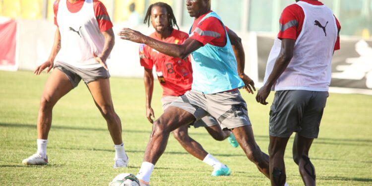 Ghana coach Chris Hughton hails ‘matured’ Hafiz Konkoni after debut Black Stars training