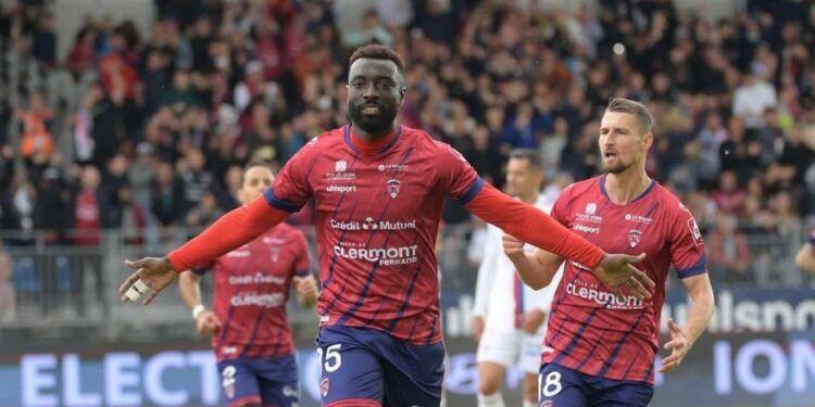 Ghanaian forward Grejohn Kyei kisses French Ligue 1 goodbye with a winner against PSG for Clermont Foot