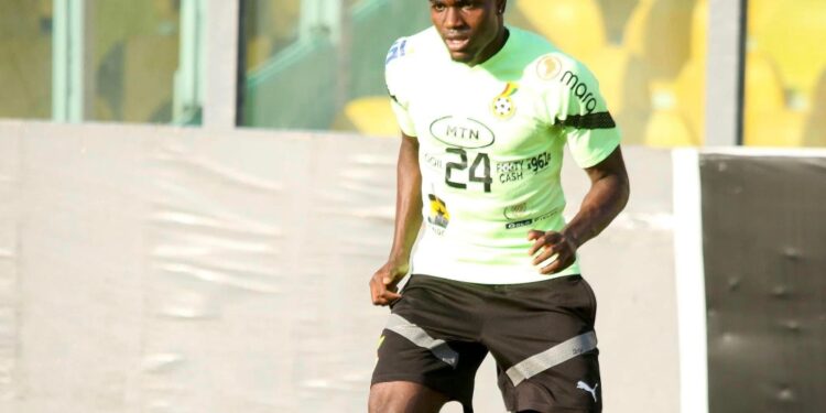 Ghana’s new sensation Ernest Nuamah trains with Black Stars for the first time