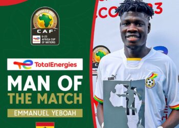 CAF U-23 Championship: Emmanuel Yeboah named Man-Of-The-Match after hitting brace