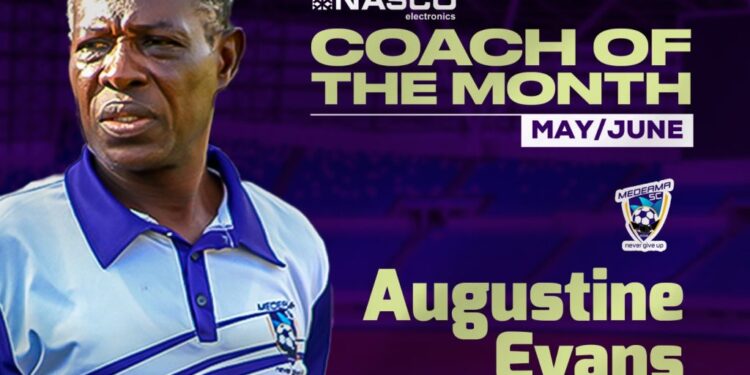 Medeama gaffer Evans Adotey wins Coach-of-the-Month gong