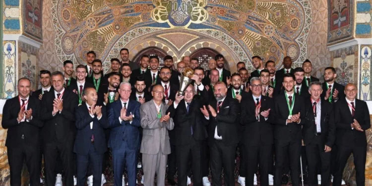 Algeria president Tebboune honors USM Alger after CAF Confederation Cup triumph