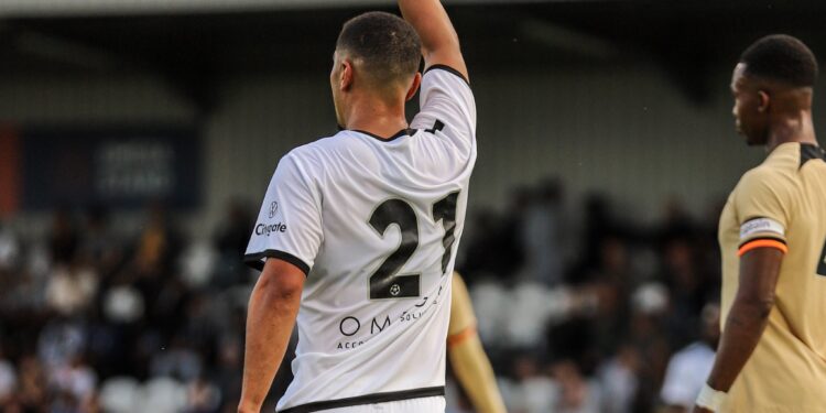 Former Ghana star Kwesi Appiah scores for Boreham against Chelsea