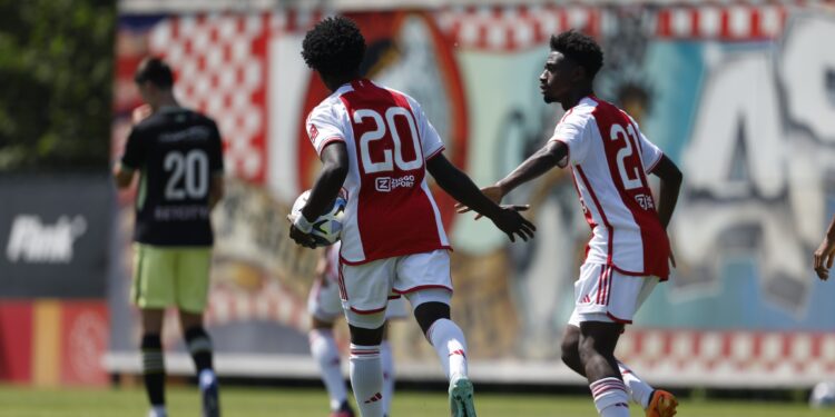 Dutch-born Ghanaian youngster Gabriel Osei Misehouy scores in Ajax’s pre-season friendly draw with Den Bosch