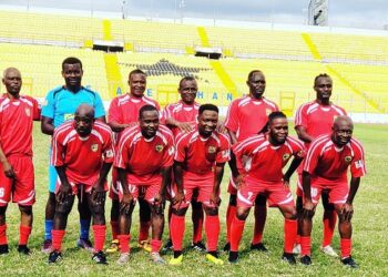 Asante Kotoko legends beat Great Olympics legends in an exhibition match at Baba Yara Stadium