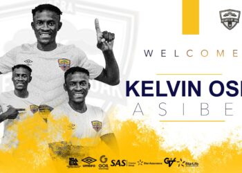 Hearts of Oak officially complete signing of XI wonders defender Kelvin Osei Asibey