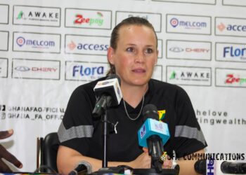 Paris 2024 Olympic Games qualifiers: Black Queens coach Nora Häuptle addresses the media today ahead of Guinea clash