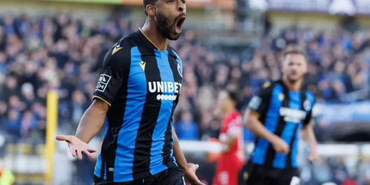 Black Stars defender Denis Odoi scores as Club Brugge thrash KFC Heist 22-0 in friendly