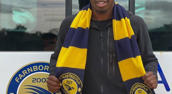 Ghanaian striker Michael Folivi completes move to English side Farnborough FC