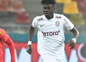 Emmanuel Yeboah comes off the bench to score in Cluj’s win against Arad