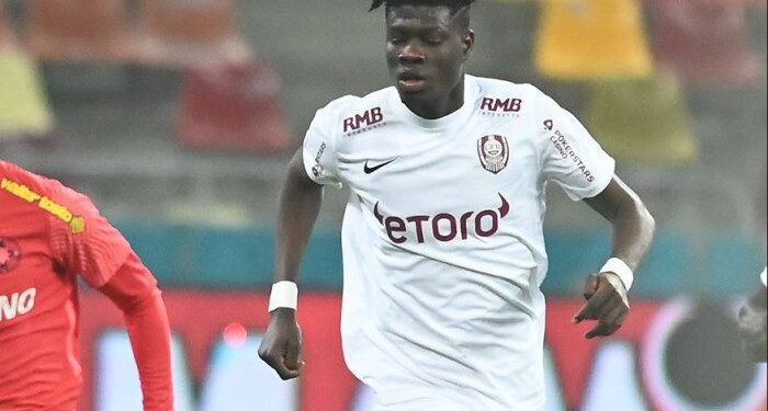 Emmanuel Yeboah comes off the bench to score in Cluj’s win against Arad