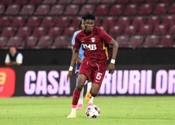 Emmanuel Yeboah scores to avoid CFR Cluj from defeat