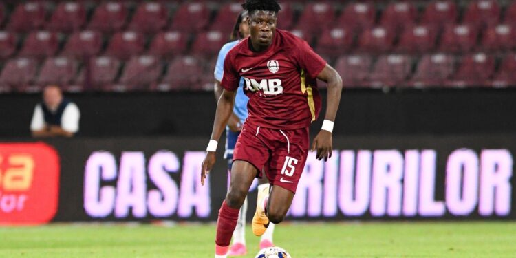 Emmanuel Yeboah scores to avoid CFR Cluj from defeat