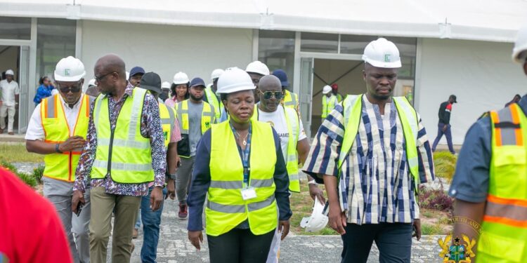 Minister of Youth and Sports & UG Vice Chancellor inspect African Games Facilities, express confidence in Progress