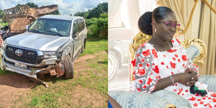 Former Asante Kotoko board member Evelyn Nsiah Asare survives near-fatal accident